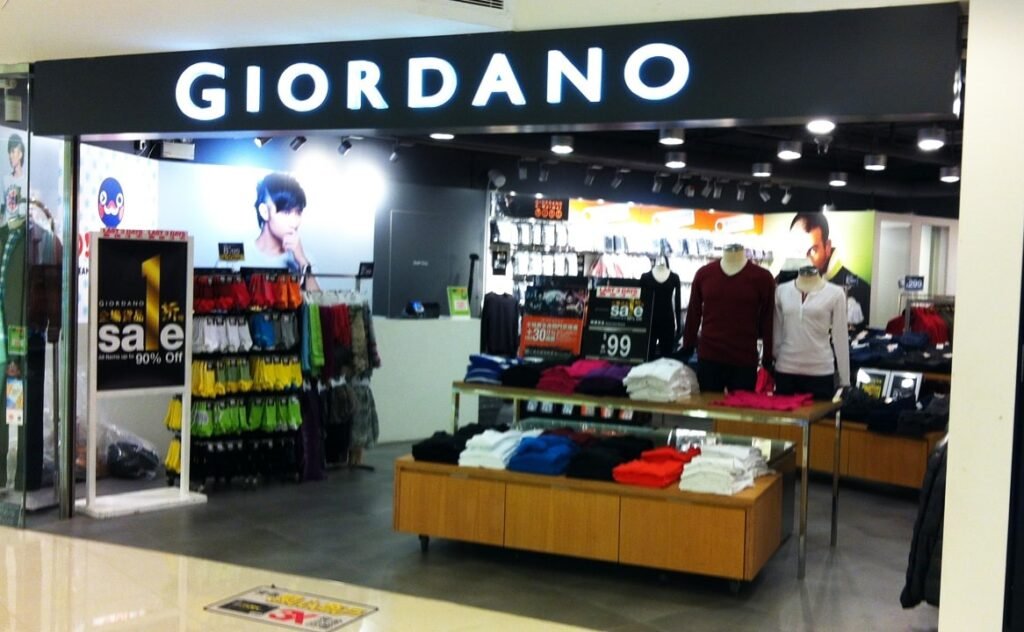 Giordano Marketing Mix